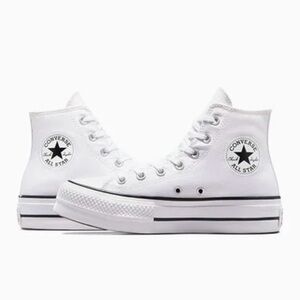 USED CONVERSE Chuck Taylor All Star Lift Platform Canvas size 7